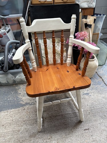 Pine carver dining chair part - carver,