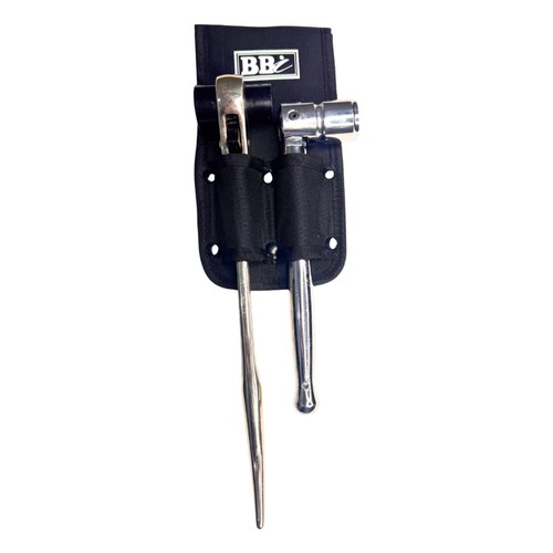 Black double scaffold spanner - double,