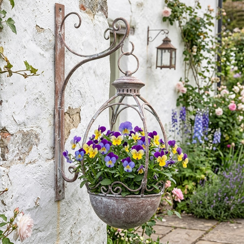 Vintage metal wall - metal,