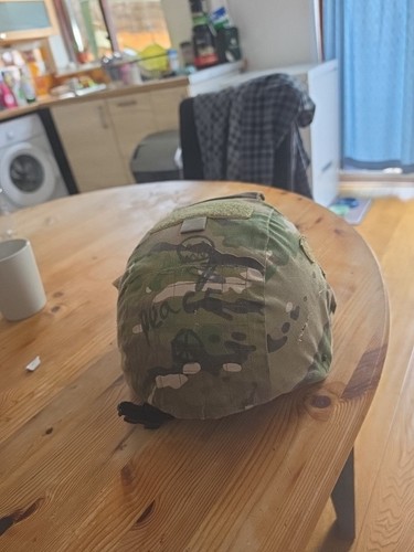 Kids military helmet with - military,