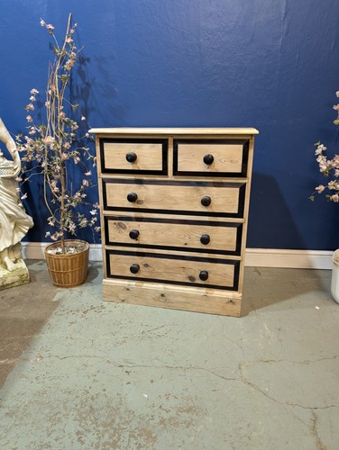 Vintag victorian pine chest - vintag,