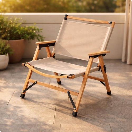 Beech wood folding chair - beech,