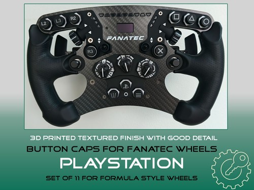 Standard fanatec button caps - caps,