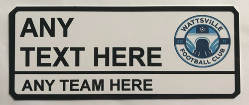Personalised football club - personalised,
