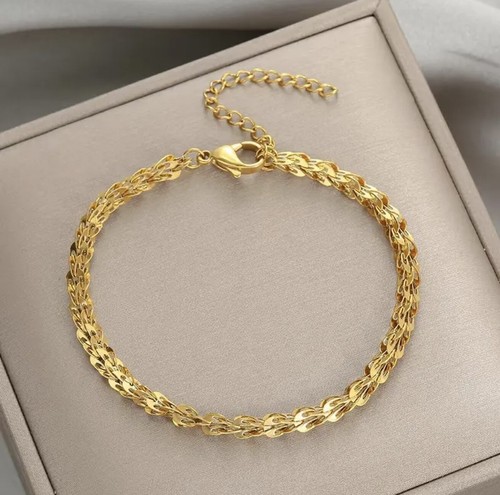 18ct gold plated bracelet - bracelet, –