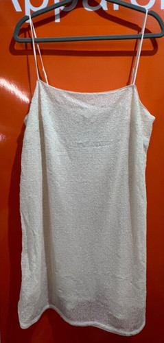 White sequin dress - sequin,