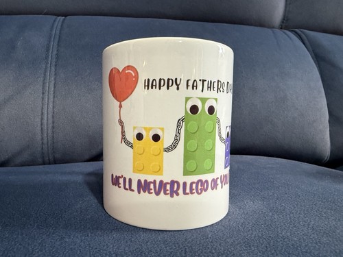 Happy fathers day lego cup - happy,