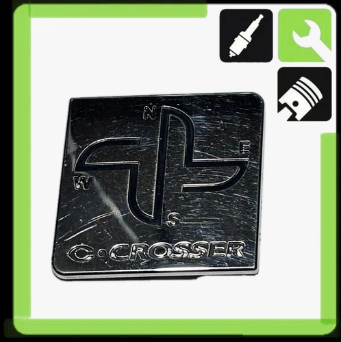 Citroen crosser chrome badge - chrome,
