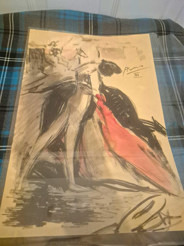 Picasso esque bullfighter - picasso-esque,