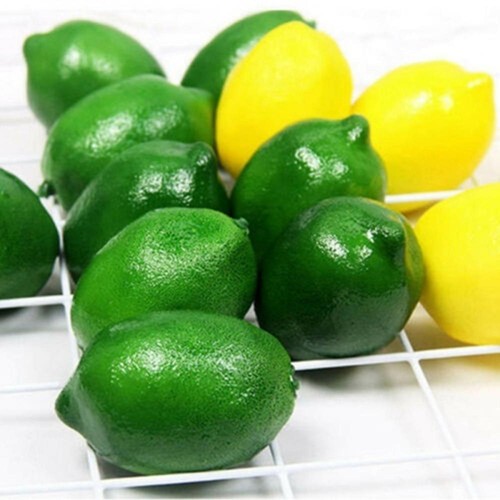 10pcs limes lemon lifelike - 6/10pcs,