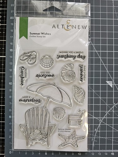 Altenew summer wishes clear - altenew,