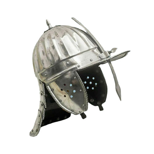 Medieval hussars helmet larp - medieval,