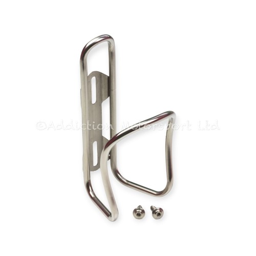 Bicycle titanium bottle cage - titanium,