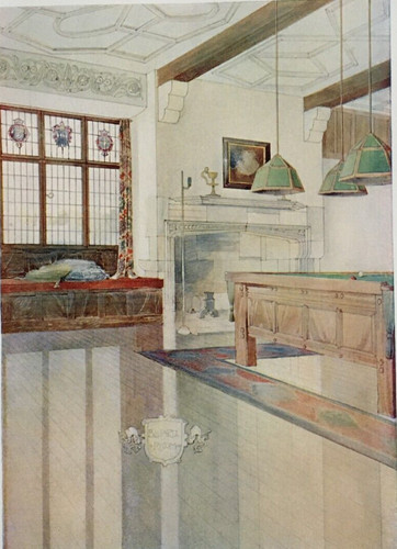 Art nouveau billiard room - nouveau,