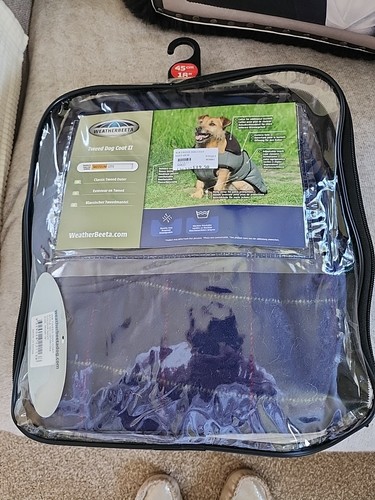 Weatherette navy tweed dog - weatherette,