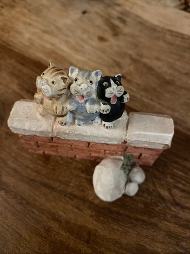 Three cats wall by peter - three,