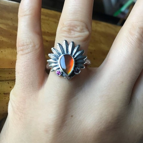 Canadian ammolite sterling - ammolite,