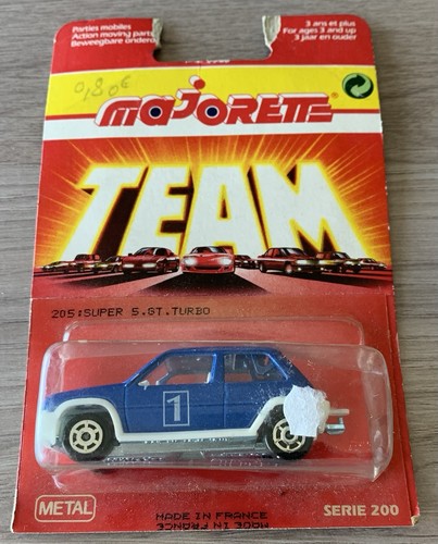 Majorette 205 renault - 205,