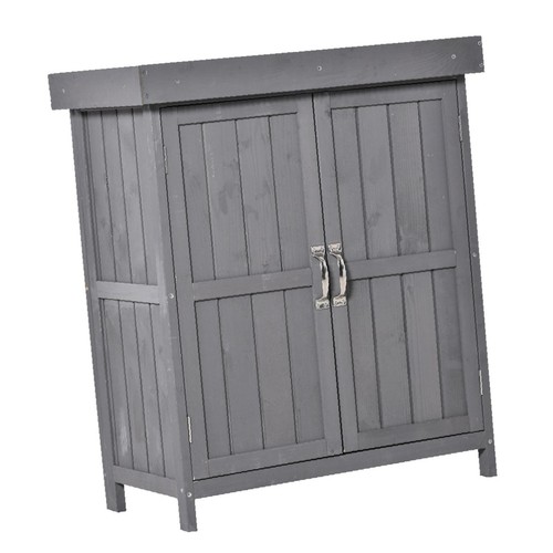 Wooden garden tool shed small - tool,