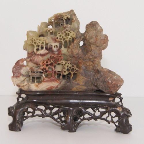 Vintage asian hand carved - asian,