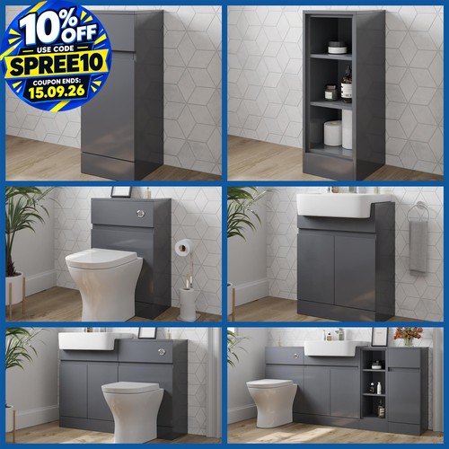 Bathroom vanity toilet storage - bathroom,