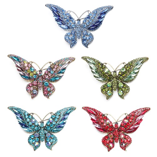 Retro style butterfly brooch - style,