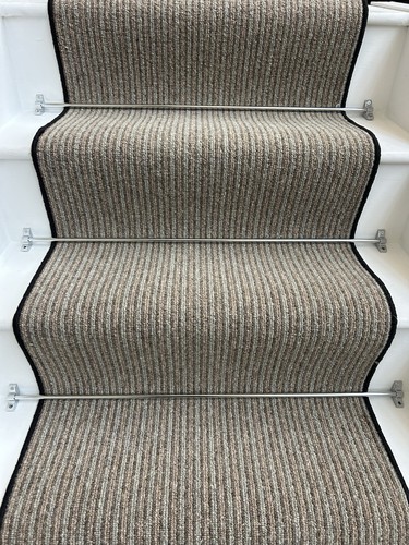 Stair runner wool - stripe, hall