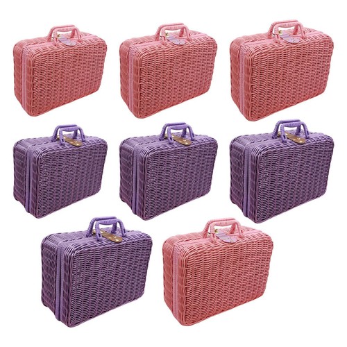 Woven suitcase picnic - picnic,