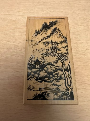Printed wooden block - printed,
