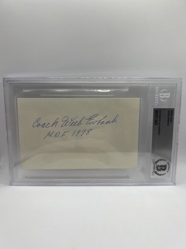 Weeb ewbank signed inscribed - ewbank,