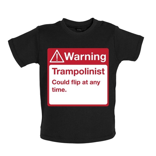 Warning trampolinist baby - trampolinist,
