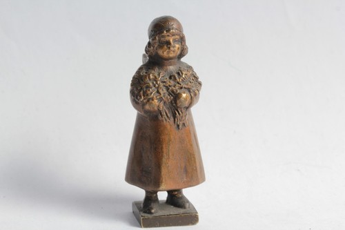 Miniature bronze winged girl - miniature,