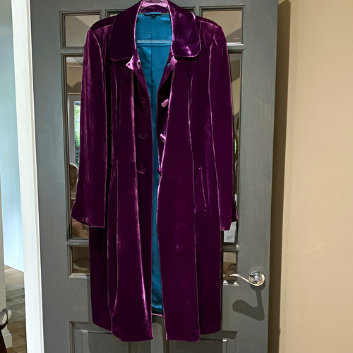 Boden purple velvet - purple,