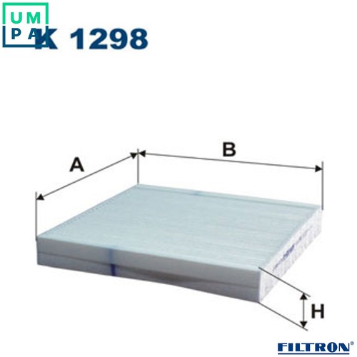 Filter cabin air 1298 for - filter,