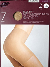 2x M&S 7 Denier Flexifit