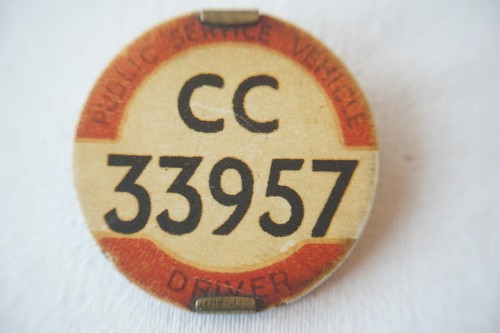 Psv 33957 bus drivers badge - cc,
