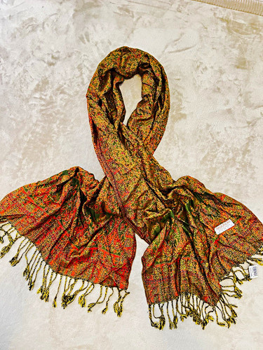 Paisley pashmina shawl - pashmina,