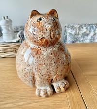 Studio Pottery 9” Fat Cat