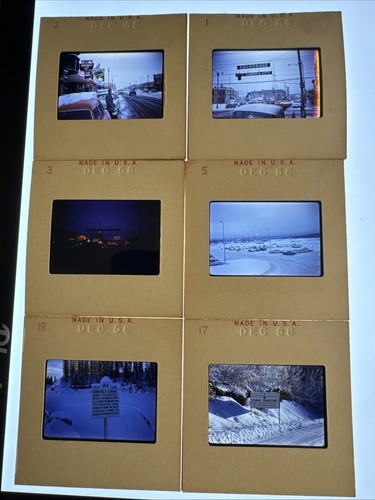 1958 kodachrome slides - 1958, lot