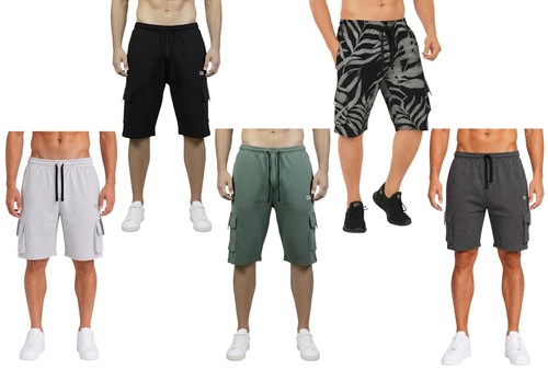 Men fleece short summer - fleece, short,
