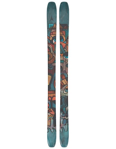 Atomic bent ski set with - set,