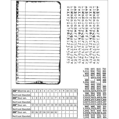 Tim holtz cling rubber - holtz,