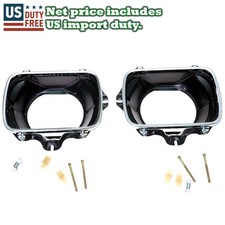 Pair Head Lights Housing