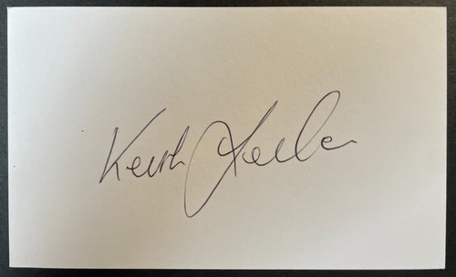 Keith deller signed autograph - deller,