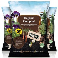 3 x 50L Organic Peat Free