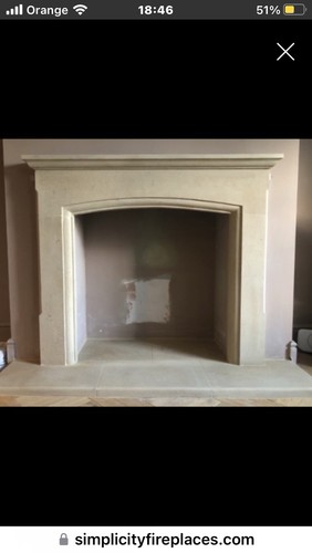 Bath stone fireplace the - bath, fire
