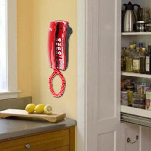 Mini wall phone corded desktop - corded,