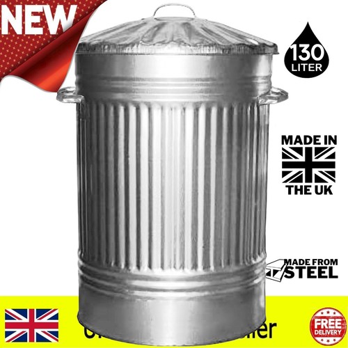 130l metal garden waste - 130l,