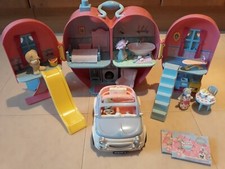 Tatty Teddy Heart House, Little Blue Motor Car & 3 extra furniture sets