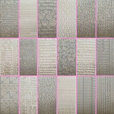 PREMIUM SILVER CARD MAKING